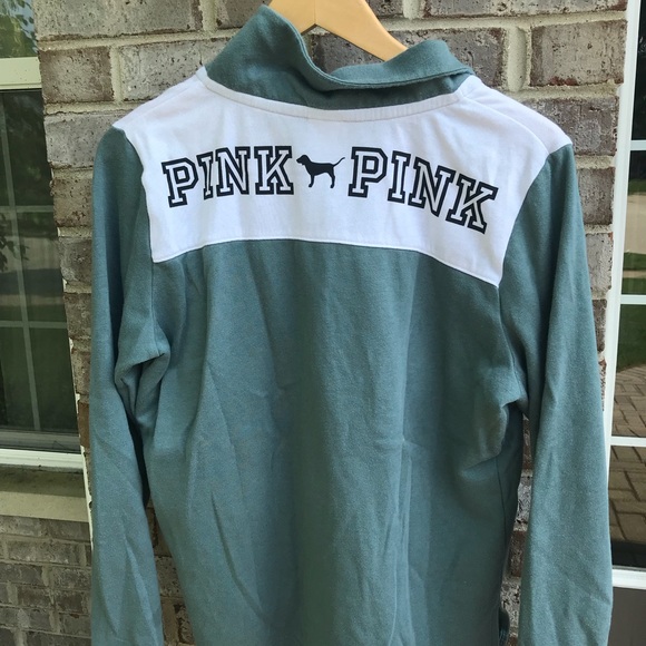 PINK VICTORIA SECRET HALF SWEATSHIRT 2 FOR 1 PRICE - Picture 3 of 5